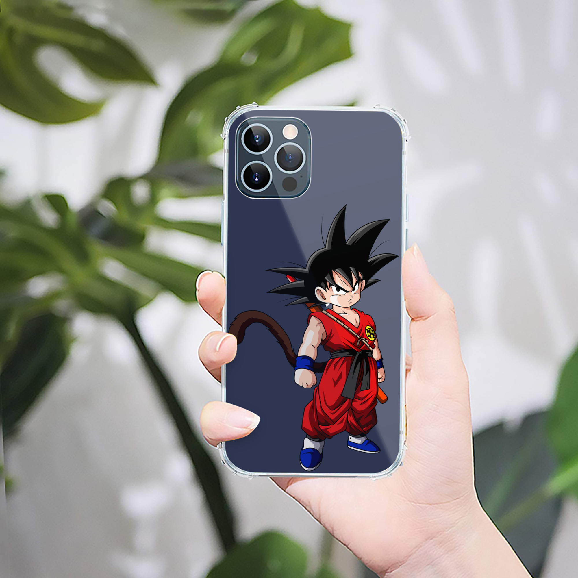 （画像用） ドラゴンボール 孫悟空（そん ごくう）Son Goku カカロット DRAGON BALL Kakarotto 【iPhone 12シリーズ対応】透明スマホケース（クリアソフトケース）